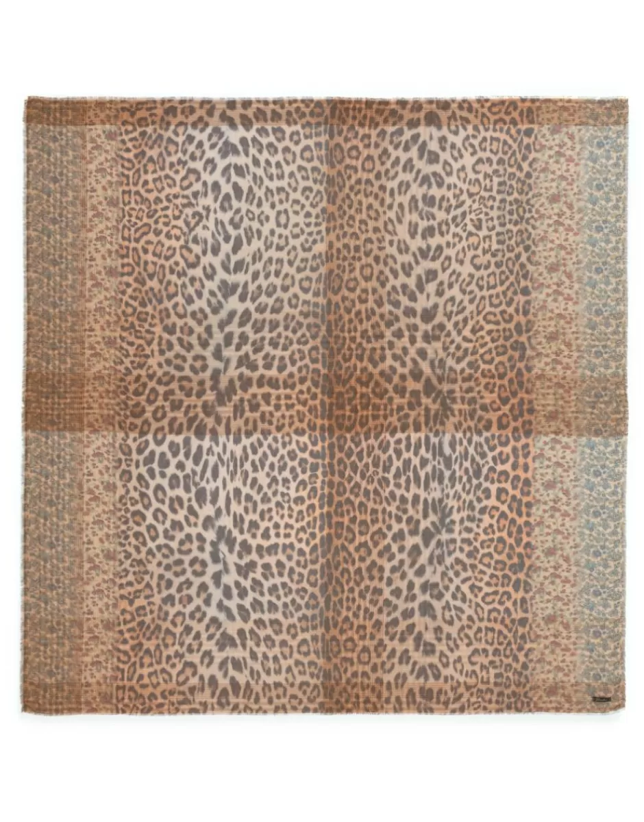 Women Faliero Sarti Women's Scarves<Animal Print Scarf | Kenya