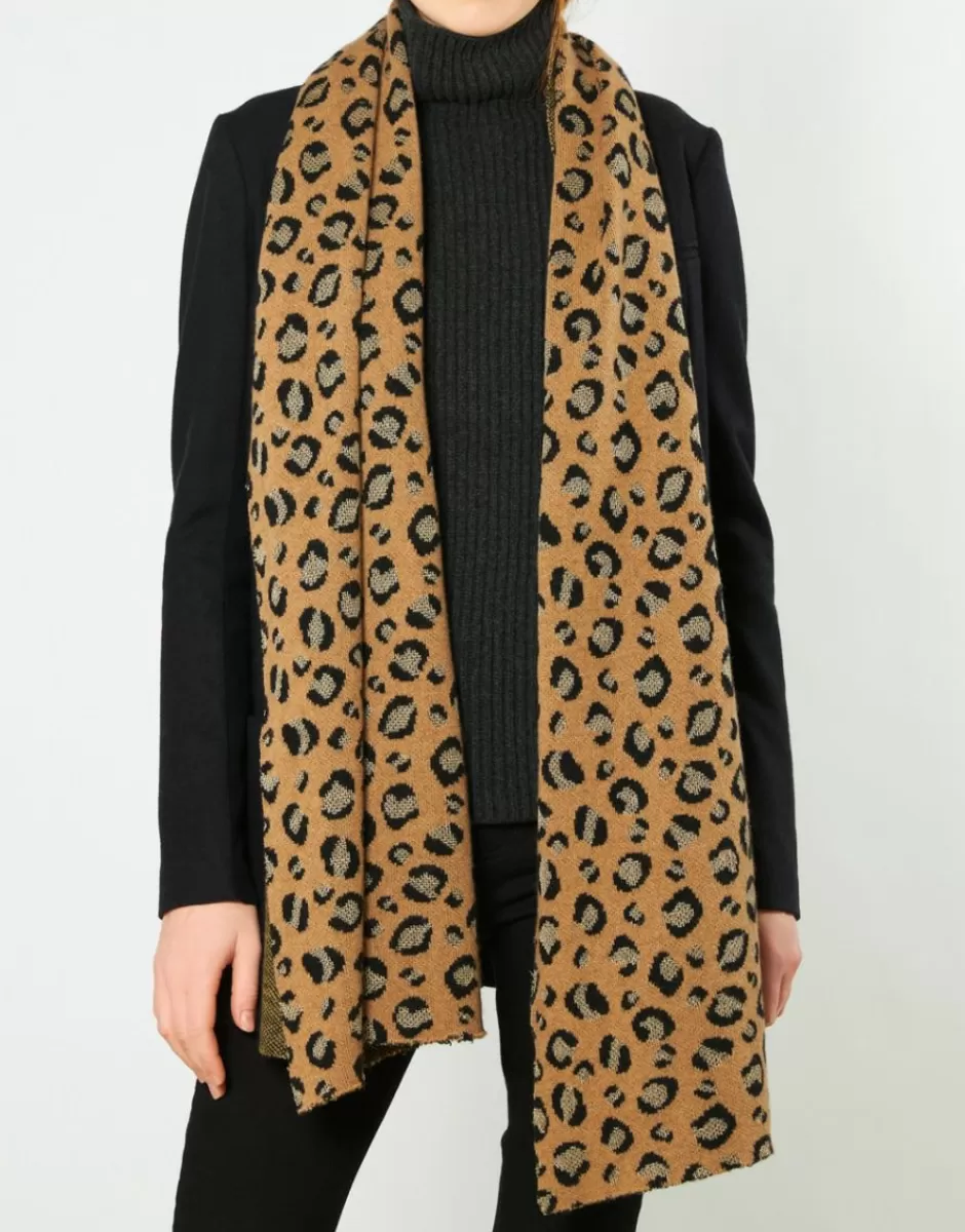 Women Faliero Sarti Women's Scarves<Animalier Patterned Recycled Cashmere Blend Stole | Daene