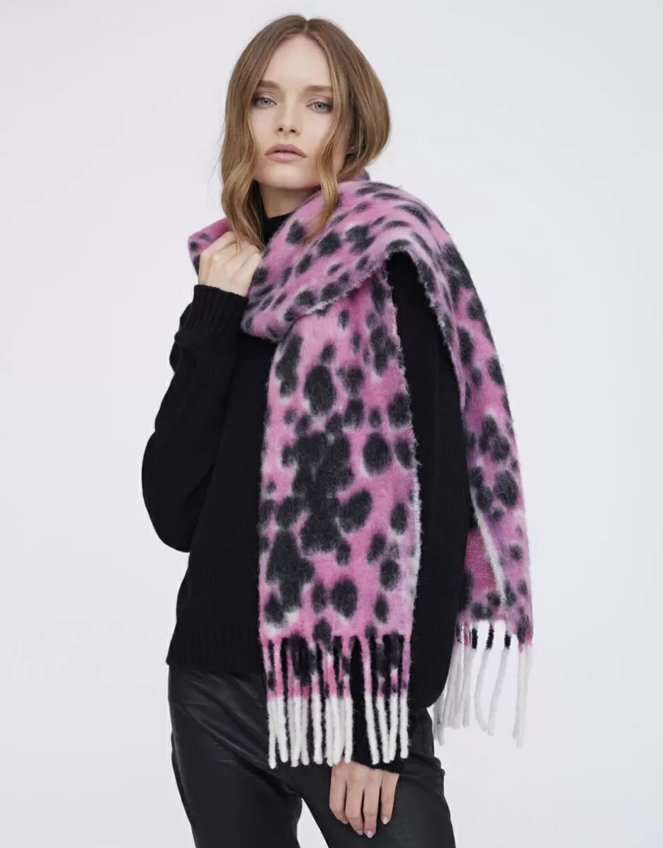 Women Faliero Sarti Women's Scarves<Animalier Scarf In Alpaca | Diabol