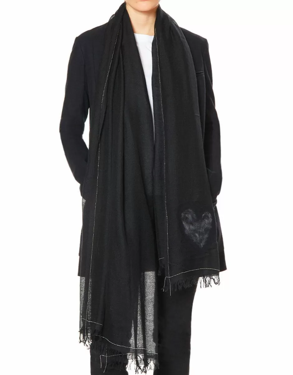 Women Faliero Sarti Women's Scarves<Cashmere And Silk Blend Stole With Applications | Ketry