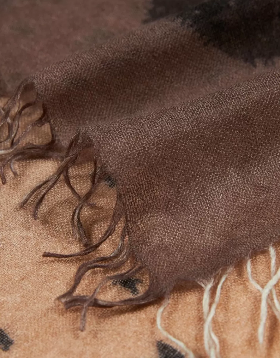 Women Faliero Sarti Women's Scarves<Cashmere And Silk Printed Oversize Square Scarf | Cindy