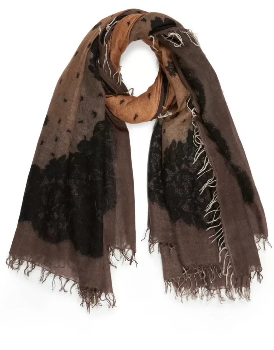 Women Faliero Sarti Women's Scarves<Cashmere And Silk Printed Oversize Square Scarf | Cindy