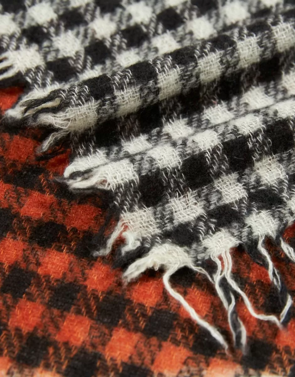 Men Faliero Sarti Men's Scarves<Cashmere, Wool And Silk Checked Scarf | Peter