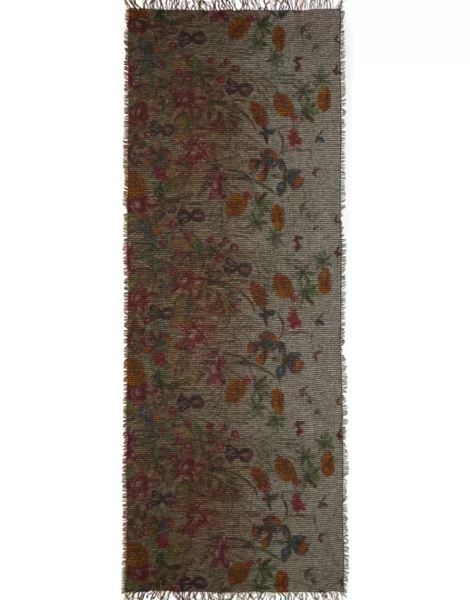 Women Faliero Sarti Women's Scarves<Cashmere, Wool And Silk Floral Stole | Bellona