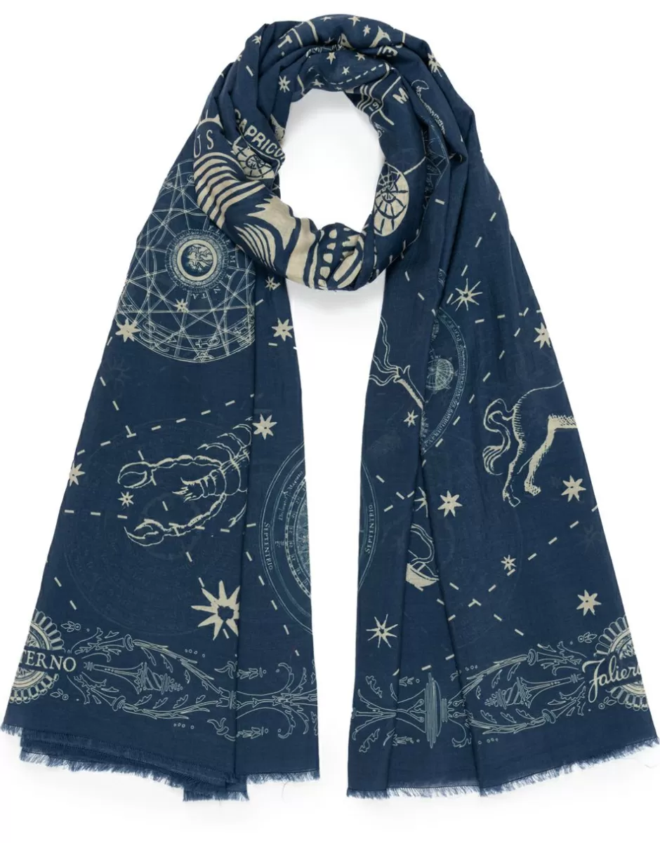 Men Faliero Sarti Men's Scarves<Coreterno Print Scarf | Astri