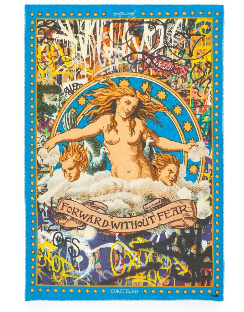 Women Faliero Sarti Women's Scarves<Coreterno Print Scarf | Without Filter
