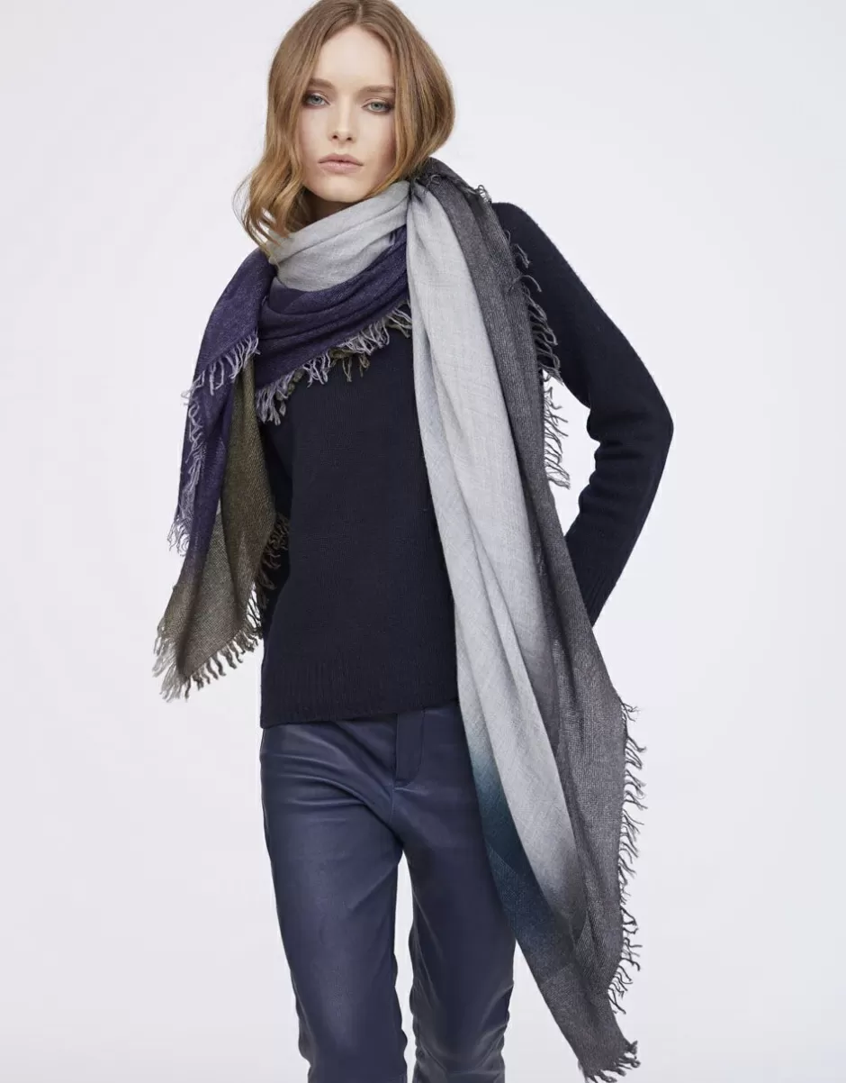 Women Faliero Sarti Women's Scarves<Degrade Scarf In Wool And Silk | Teodorita