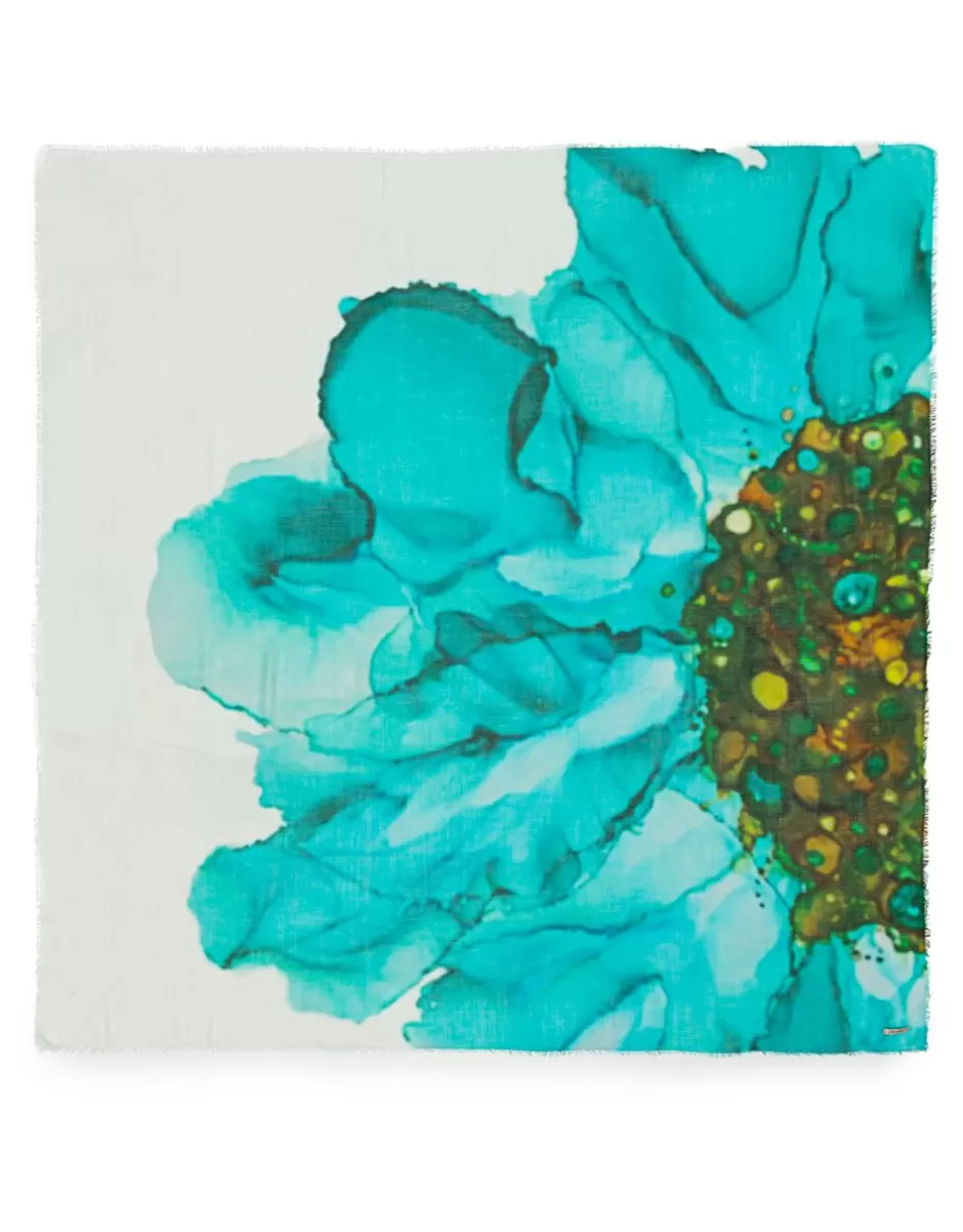 Women Faliero Sarti Women's Scarves<Floral Print Scarf | Tiffany