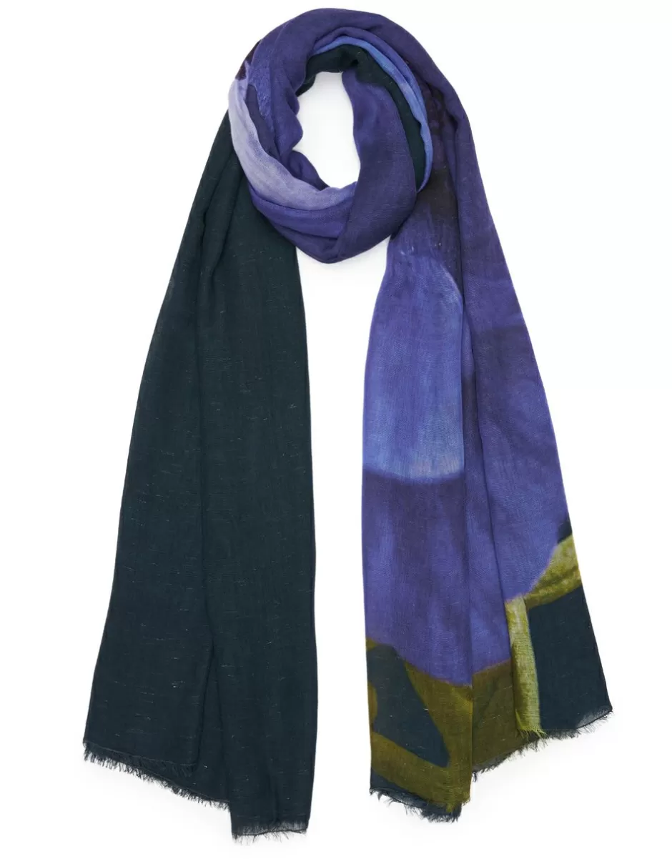 Women Faliero Sarti Women's Scarves<Floral Stole In Collaboration With Francesco Dolfo | Francesco