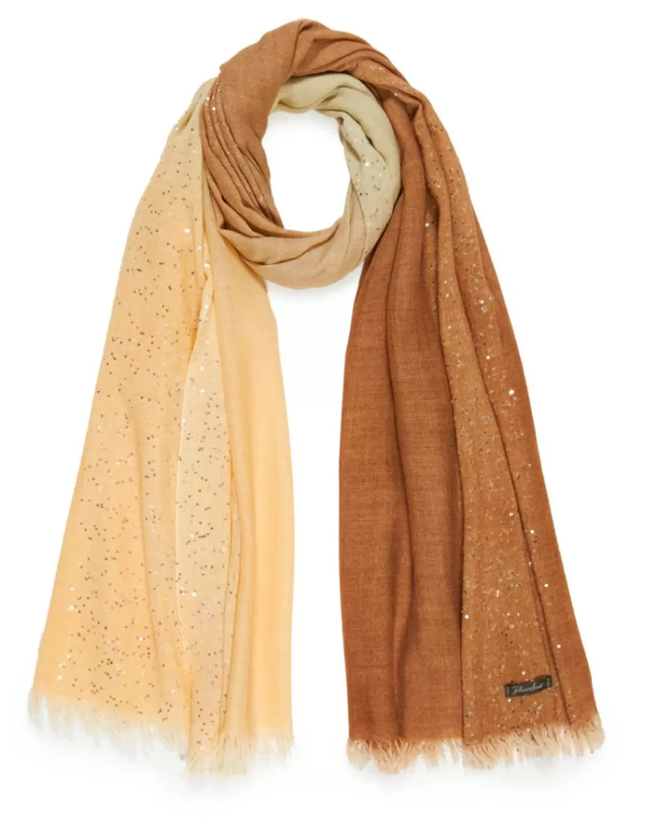 Women Faliero Sarti Women's Scarves<Gradient Colored Stole In Virgin Wool And Silk | Dania