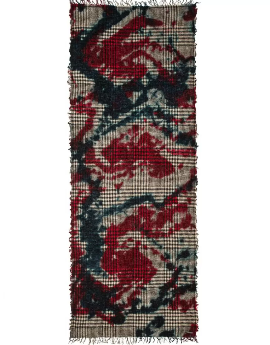 Women Faliero Sarti Women's Scarves<Hand Painted Cashmere And Wool Blend Scarf. Size 190X60 Cm. | Tache