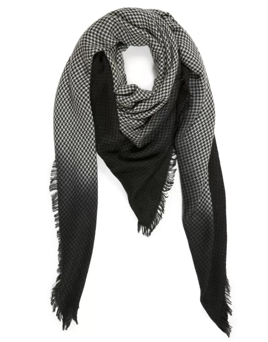 Women Faliero Sarti Women's Scarves<Houndstooth Pattern Scarf | Nina