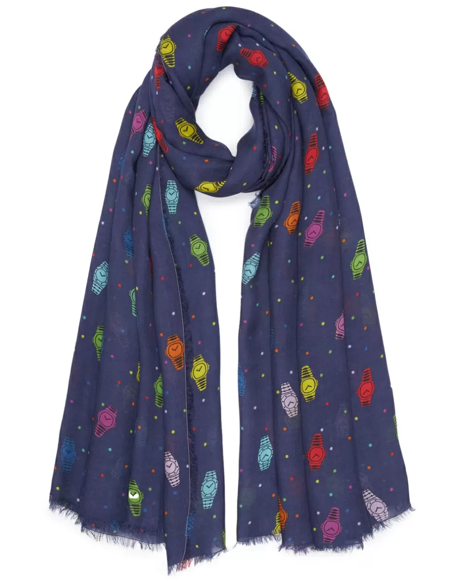 Men Faliero Sarti Men's Scarves<L'O Printed Stole | Color Watch