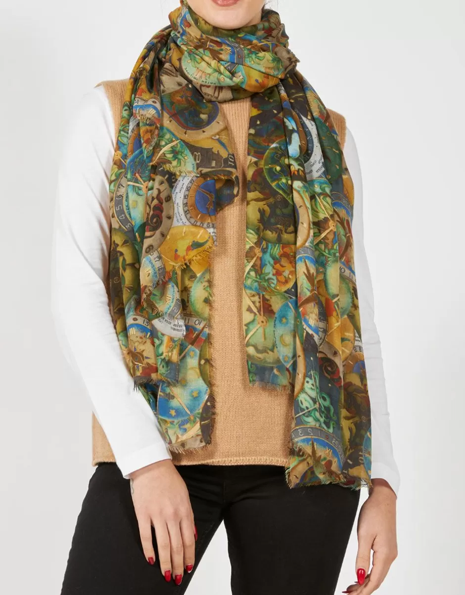 Men Faliero Sarti Men's Scarves<L'O Printed Stole | Multiwatch