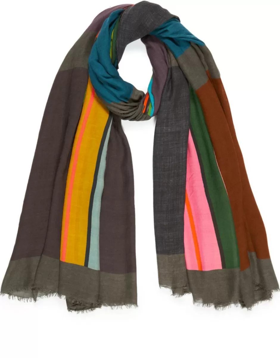 Women Faliero Sarti Women's Scarves<Modal And Cashmere Printed Scarf | Ken