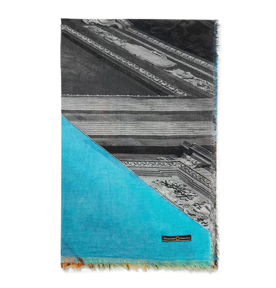 Women Faliero Sarti Women's Scarves<Modal And Cotton Blend Scarf | Museo Del Risorgimento A Torino