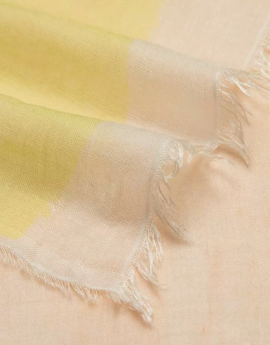 Women Faliero Sarti Women's Scarves<Modal And Silk Scarf | Lemon