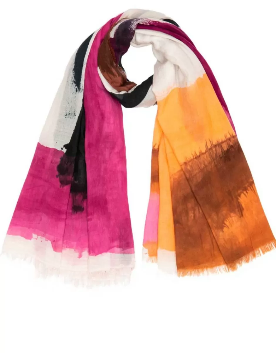 Women Faliero Sarti Women's Scarves<Modal Blend Handmade Printed Scarf | Biagio