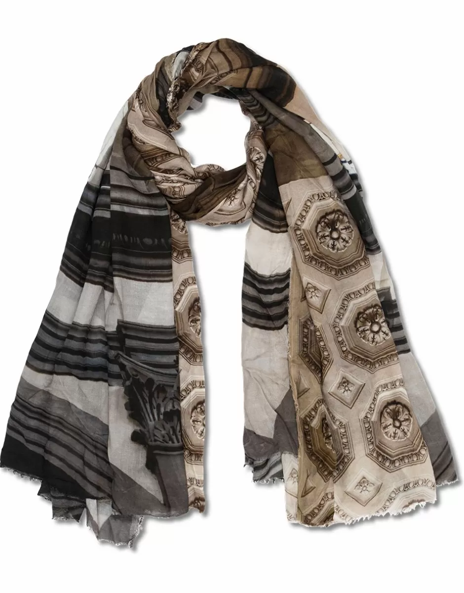 Women Faliero Sarti Women's Scarves<Modal Cashmere Blend Scarf | Santo Spirito Soffitto