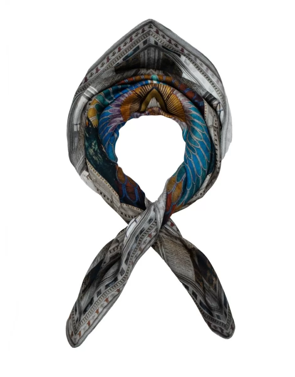 Women Faliero Sarti Women's Scarves<Modal Printed Scarf | Little Goga