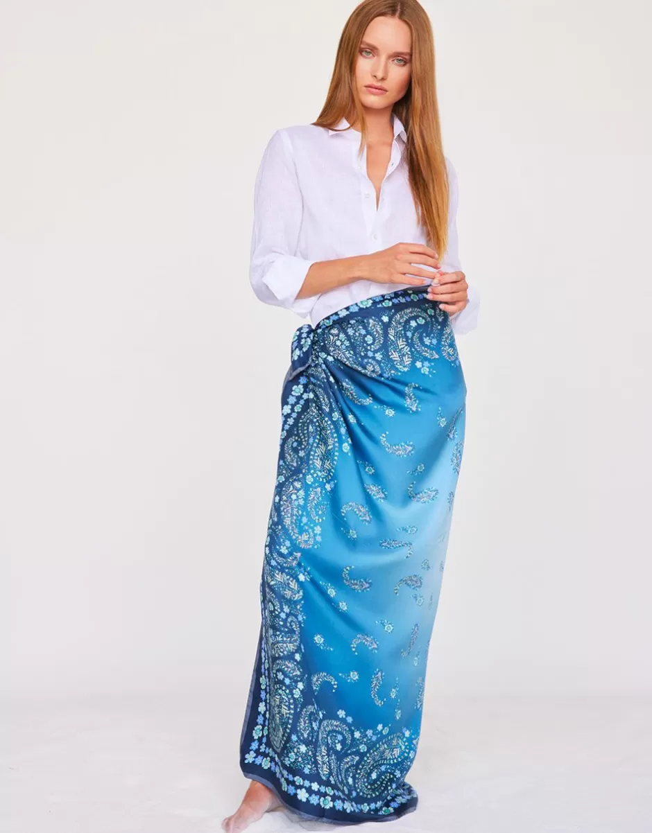 Women Faliero Sarti Women's Clothing<Paisley Printed Sarong | Zante