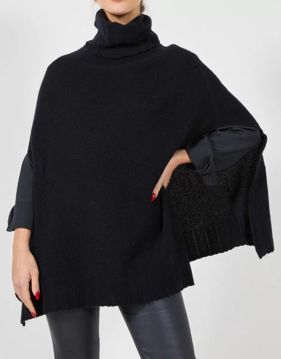 Women Faliero Sarti Women's Clothing<Poncho In Wool And Cashmere | Ara