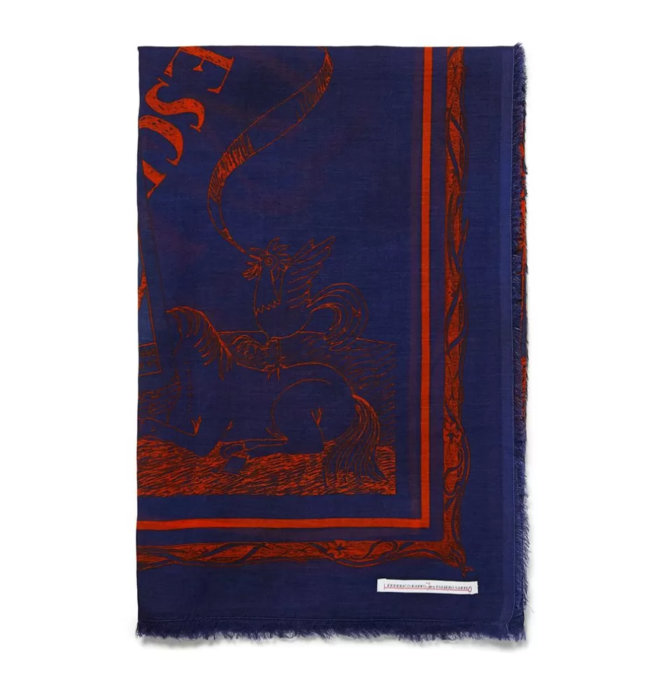 Women Faliero Sarti Women's Scarves<Printed Cotton Scarf | Mondo