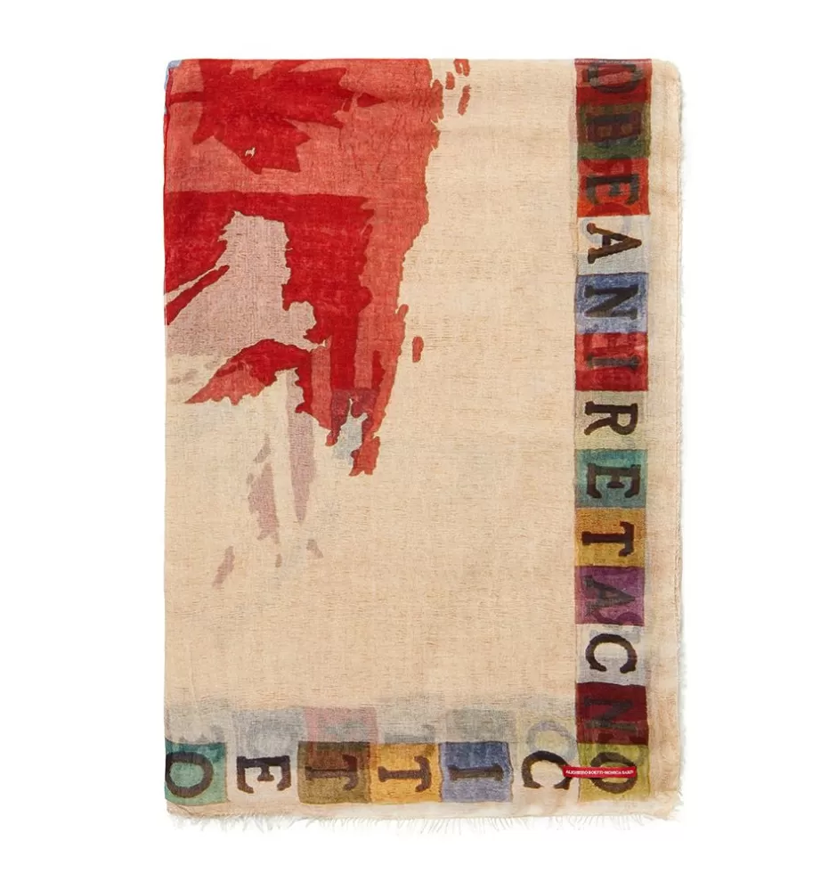 Women Faliero Sarti Women's Scarves<Printed Modal And Cashmere Scarf | Agata