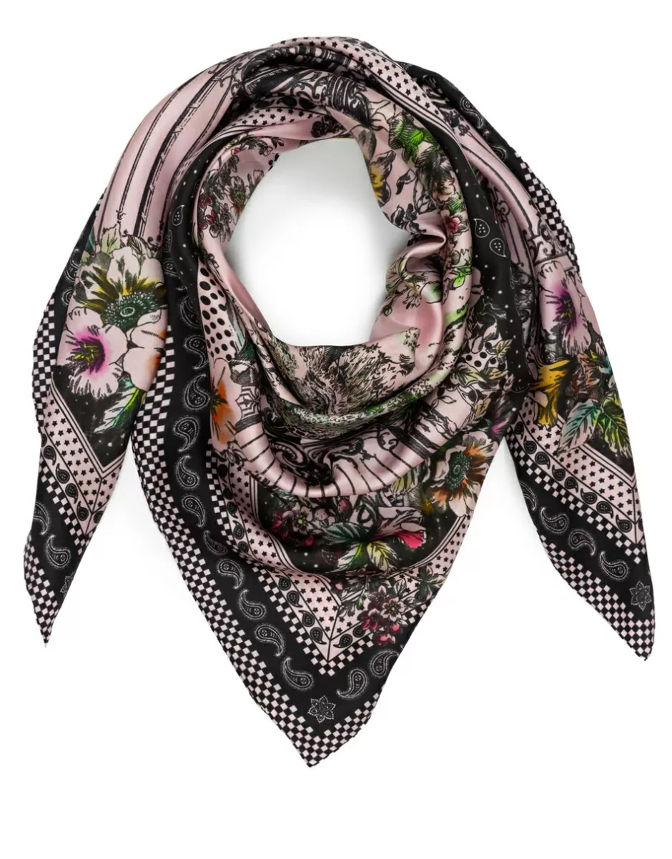 Women Faliero Sarti Women's Scarves<Printed Silk Foulard | Garden