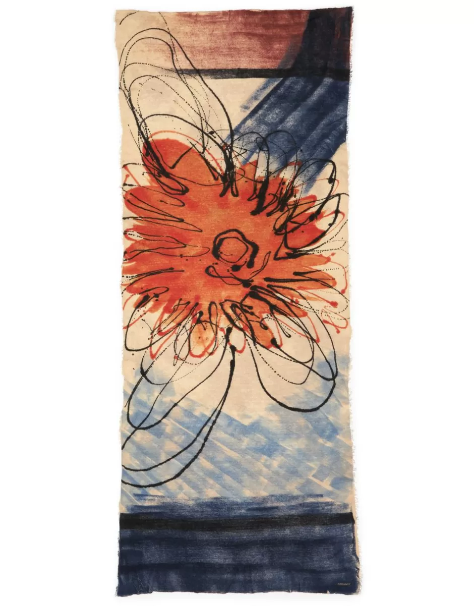 Women Faliero Sarti Women's Scarves<Printed Stole In Cashmere Blend | Stain