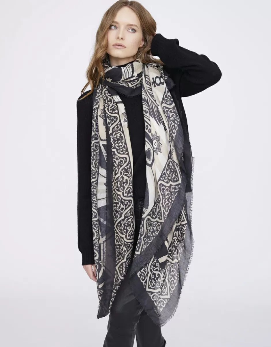 Women Faliero Sarti Women's Scarves<Printed Stole In Collaboration With Coreterno | Dream