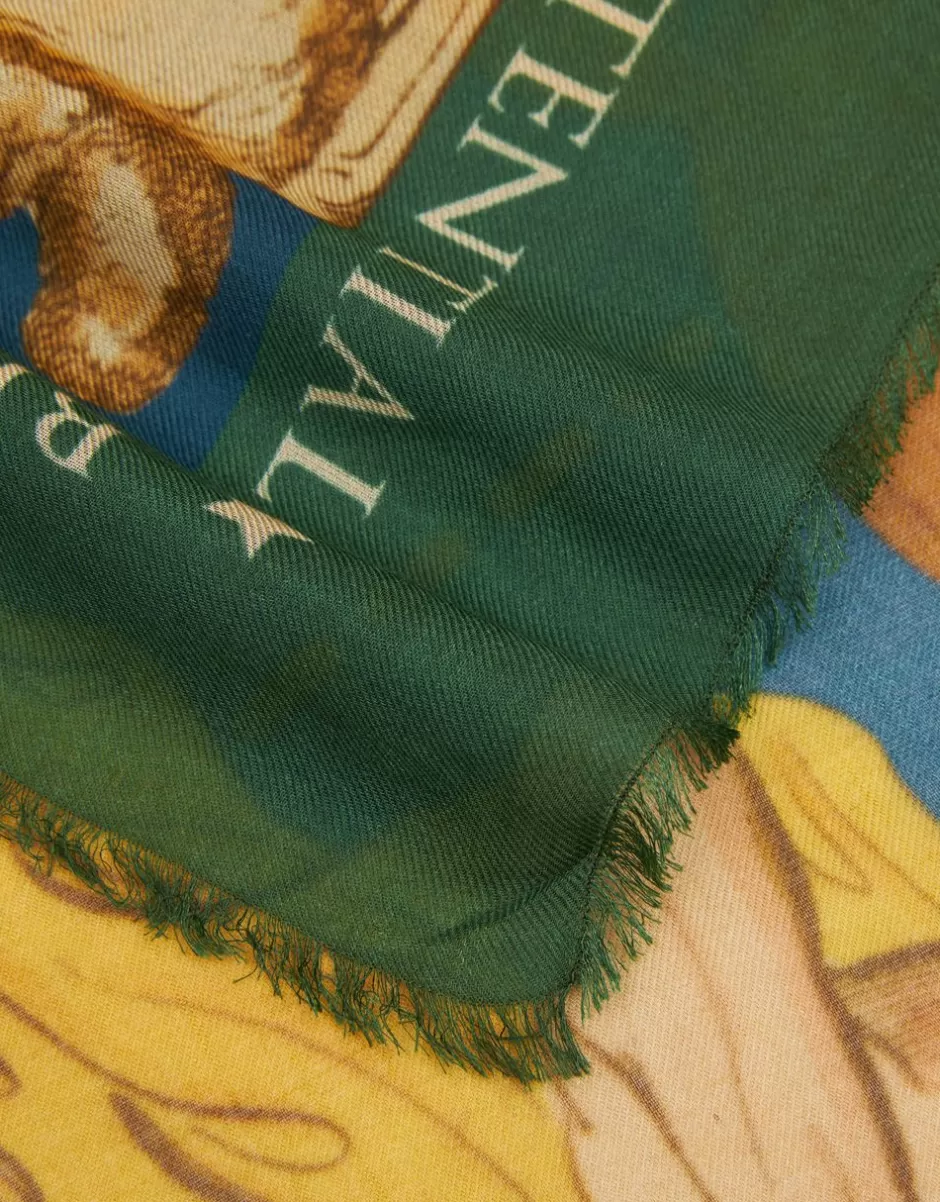 Men Faliero Sarti Men's Scarves<Printed Stole In Collaboration With Coreterno | Zodiac