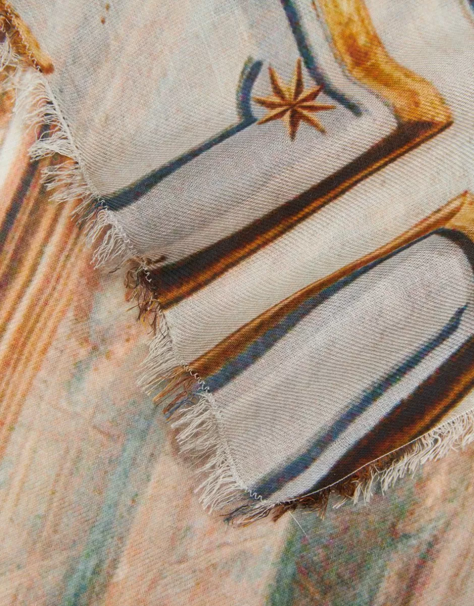 Women Faliero Sarti Women's Scarves<Printed Stole In Collaboration With Massimo Listri | Biblioteca Apostolica