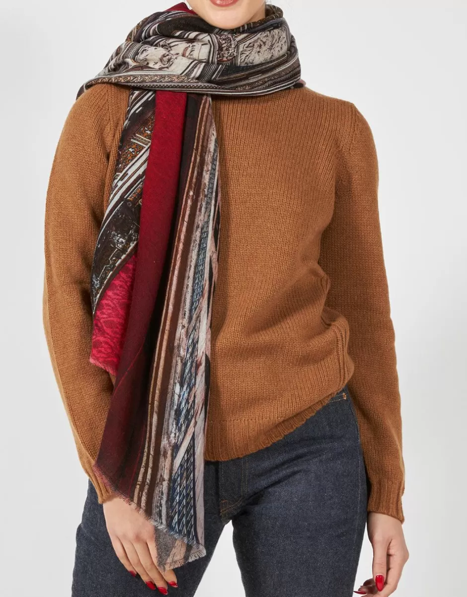 Women Faliero Sarti Women's Scarves<Printed Stole In Collaboration With Massimo Listri | Giralda Siviglia