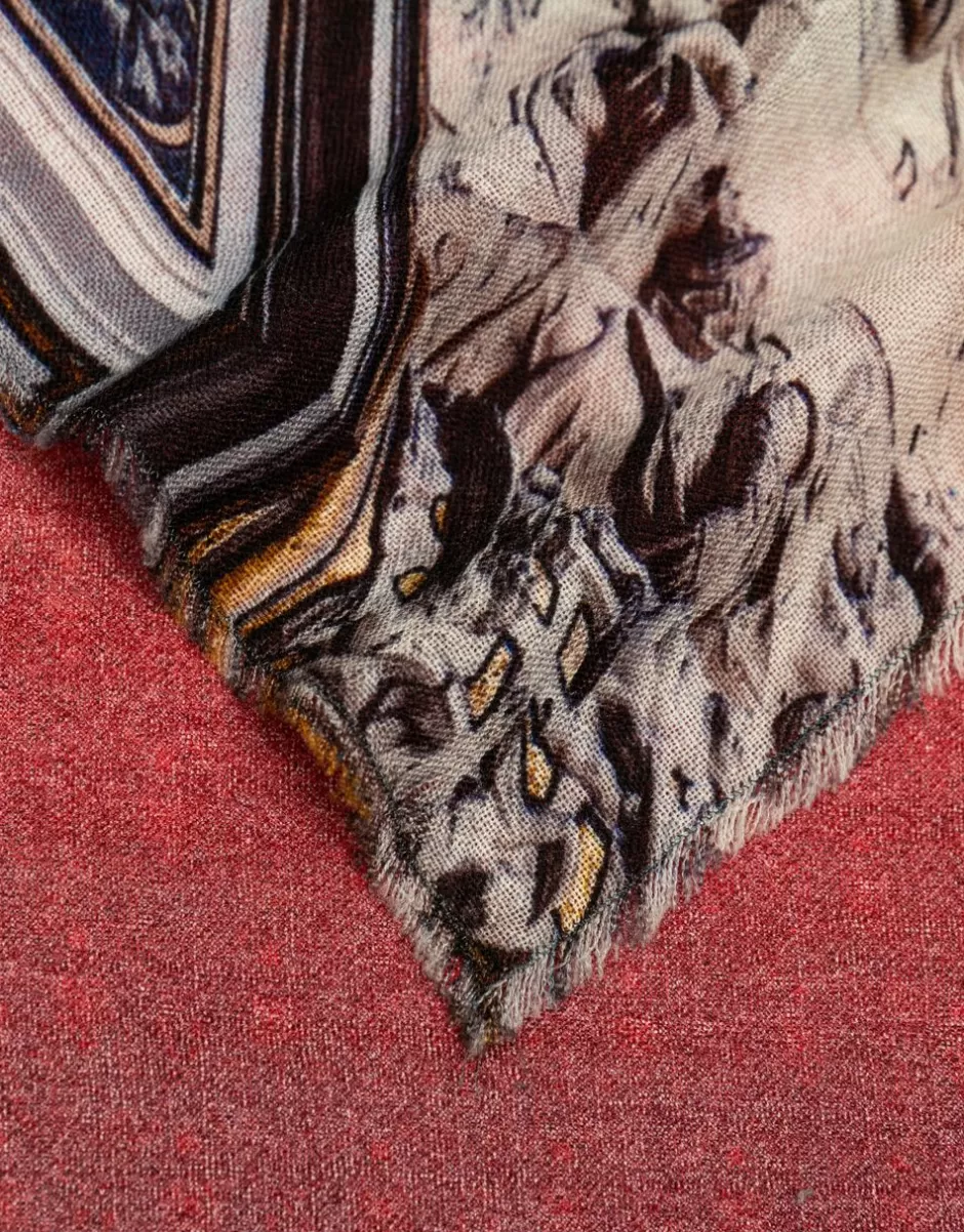 Women Faliero Sarti Women's Scarves<Printed Stole In Collaboration With Massimo Listri | Giralda Siviglia