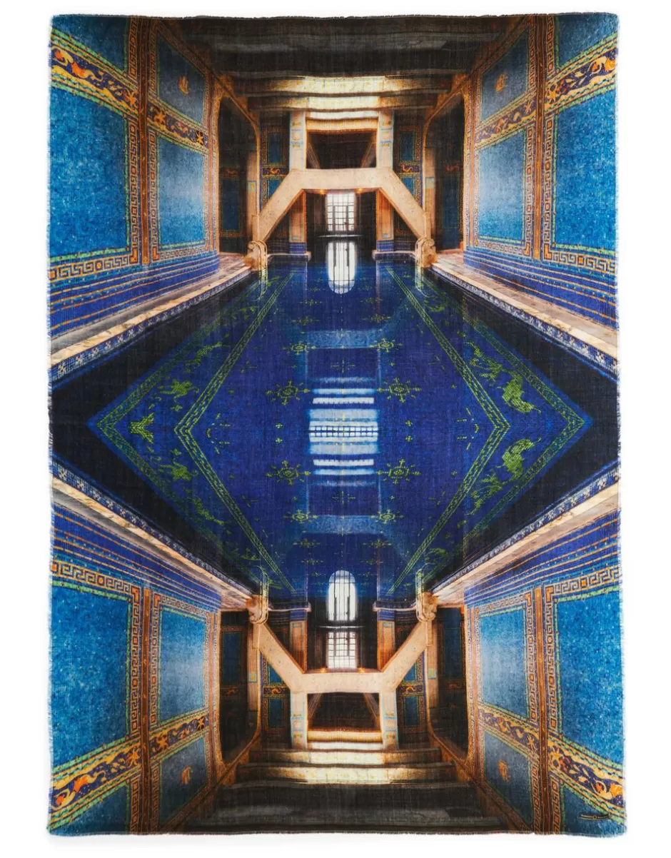 Women Faliero Sarti Women's Scarves<Printed Stole In Collaboration With Massimo Listri | New Hearst Castle