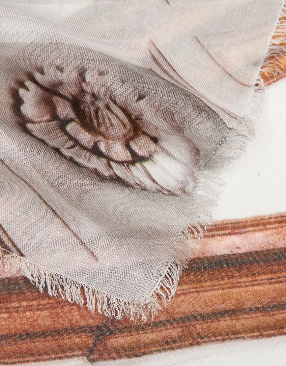 Women Faliero Sarti Women's Scarves<Printed Stole In Collaboration With Massimo Listri | Palazzo Grimani Venezia