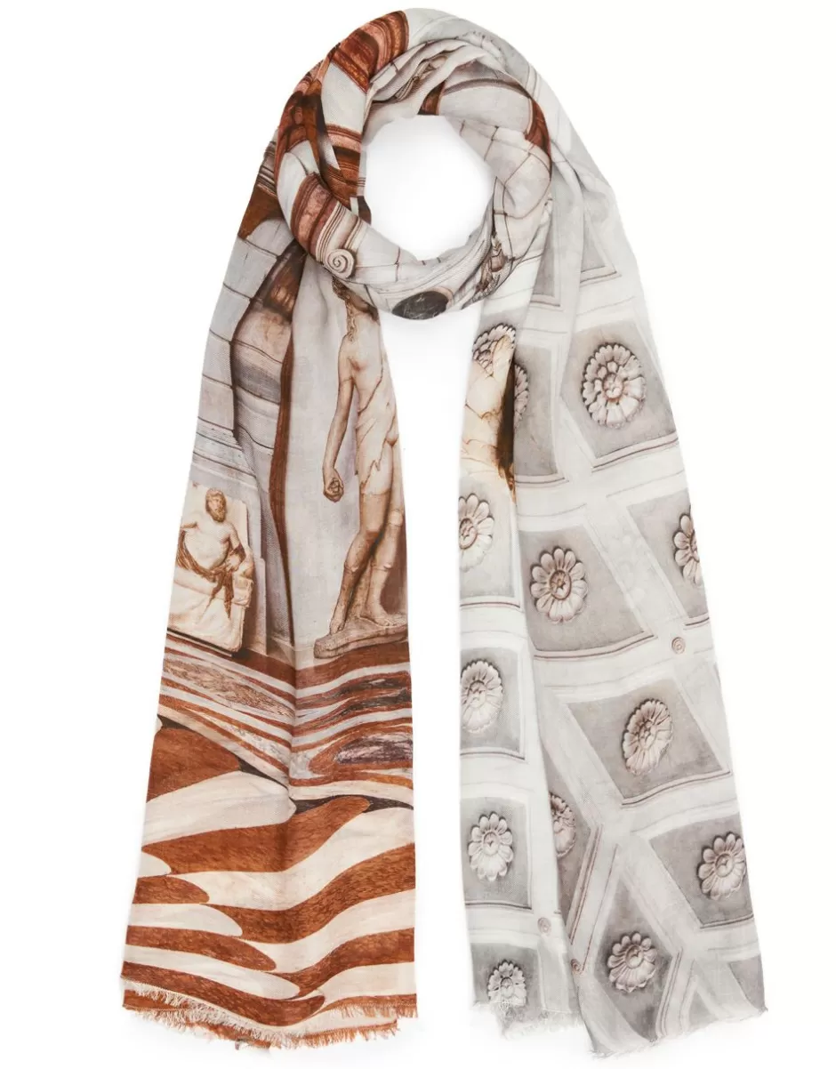 Women Faliero Sarti Women's Scarves<Printed Stole In Collaboration With Massimo Listri | Palazzo Grimani Venezia