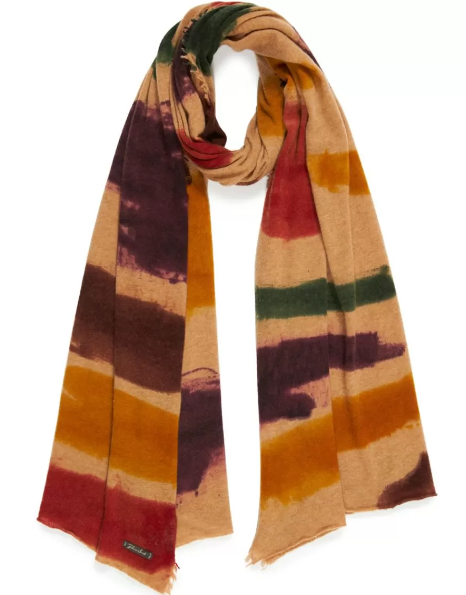 Women Faliero Sarti Women's Scarves<Recycled Cashmere Blend Handpainted Scarf | Bimbu