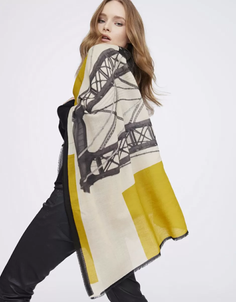 Women Faliero Sarti Women's Scarves<Scarf In Collaboration With The New York Public Library | Brooklyn
