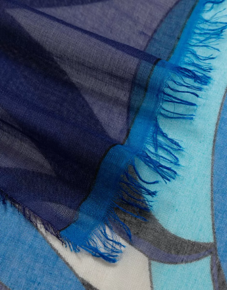 Men Faliero Sarti Men's Scarves<Scarf With Print | Manila