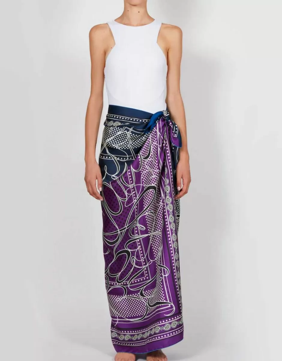 Women Faliero Sarti Women's Clothing<Silk Sarong-Style Dress | Cin