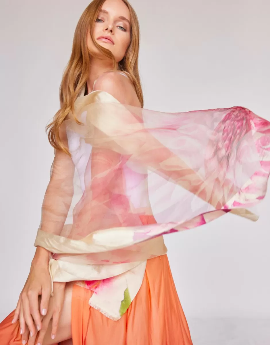 Women Faliero Sarti Women's Scarves<Silk Shawl | Fiorellandia