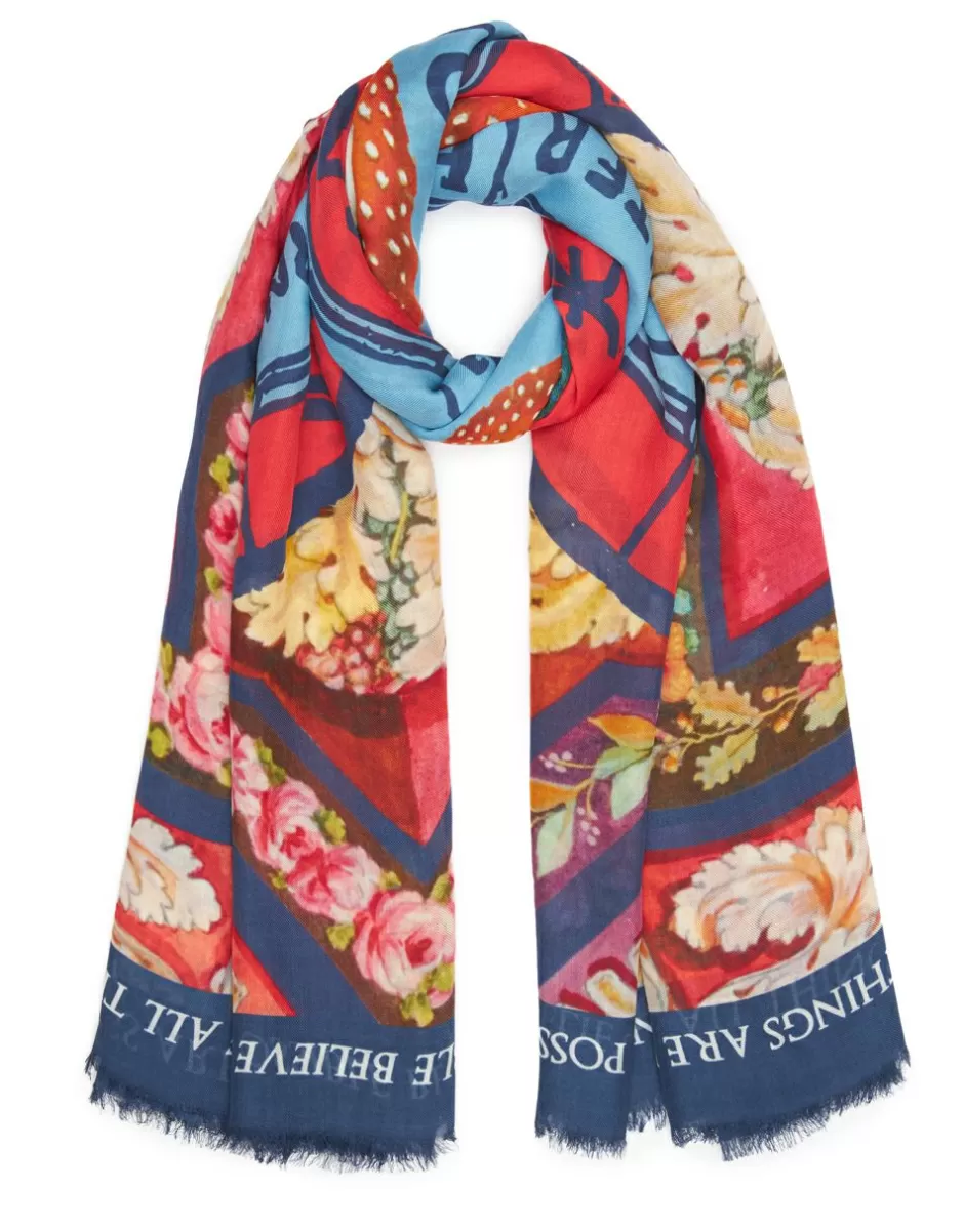 Women Faliero Sarti Women's Scarves<Square Scarf In Collaboration With Coreterno | Psiche