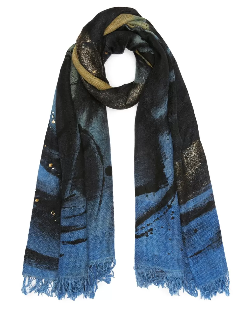 Women Faliero Sarti Women's Scarves<Square Scarf In Virgin Wool And Silk | Dorata