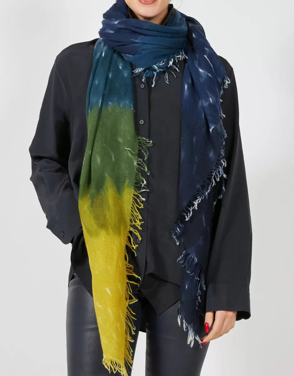 Women Faliero Sarti Women's Scarves<Square Scarf In Virgin Wool And Silk | Lea