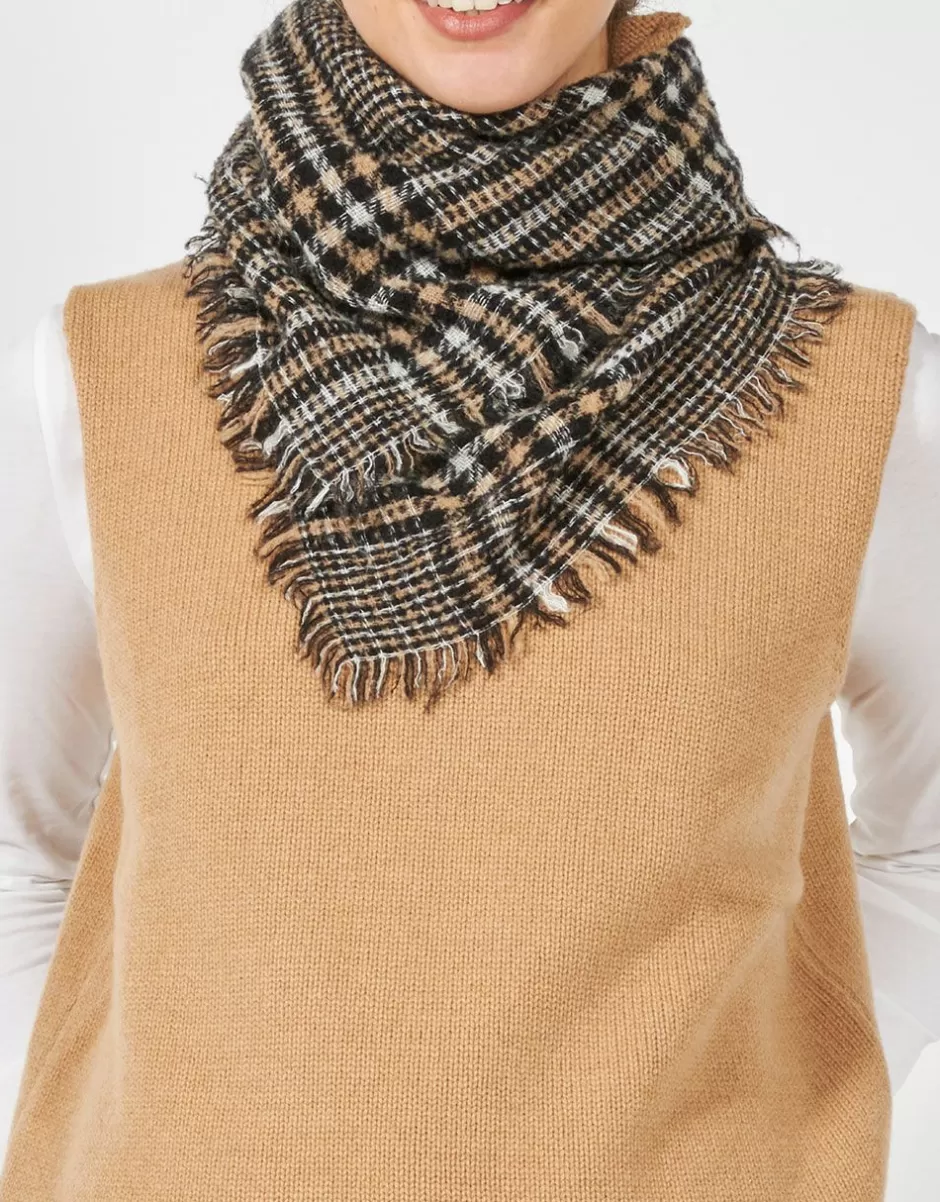 Men Faliero Sarti Men's Scarves<Square Scarf In Wool, Cashmere And Silk | Mini Persia