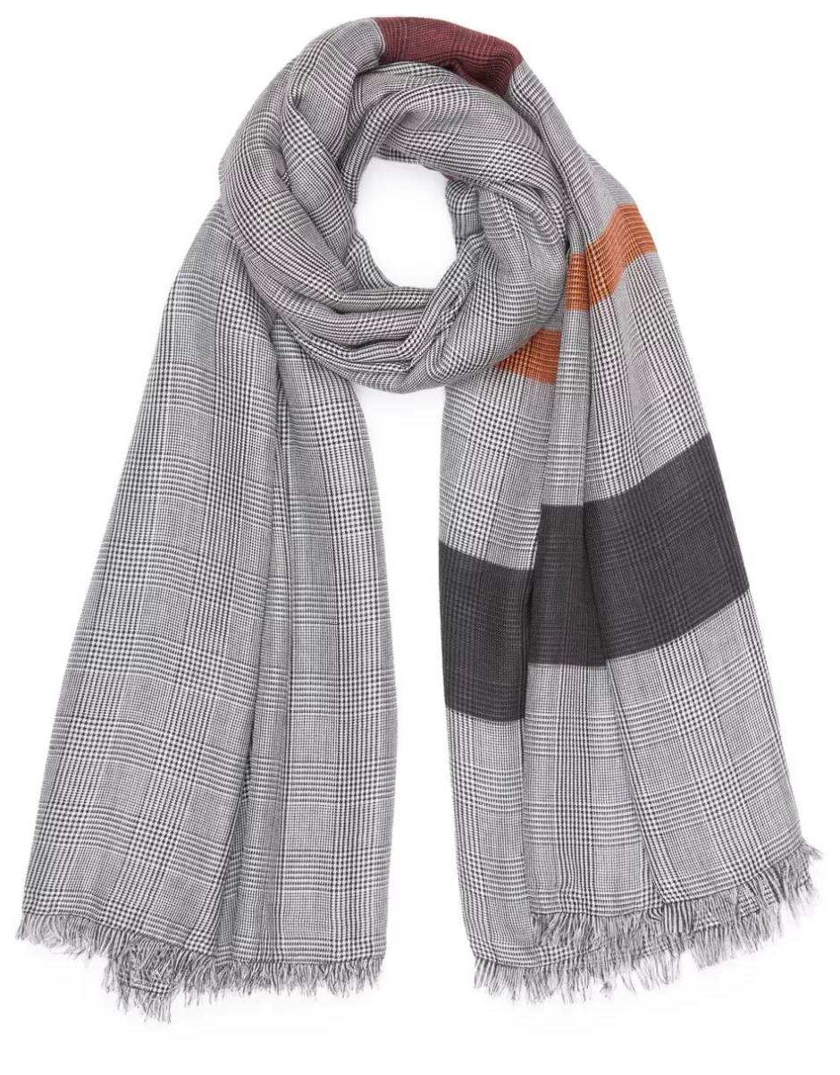 Men Faliero Sarti Men's Scarves<Square Scarf With Geometric Print | Portico