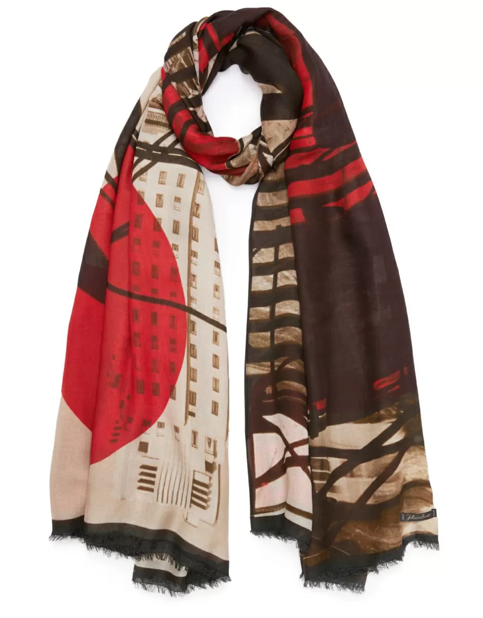 Women Faliero Sarti Women's Scarves<Stole In Collaboration With The New York Public Library | Big Cola