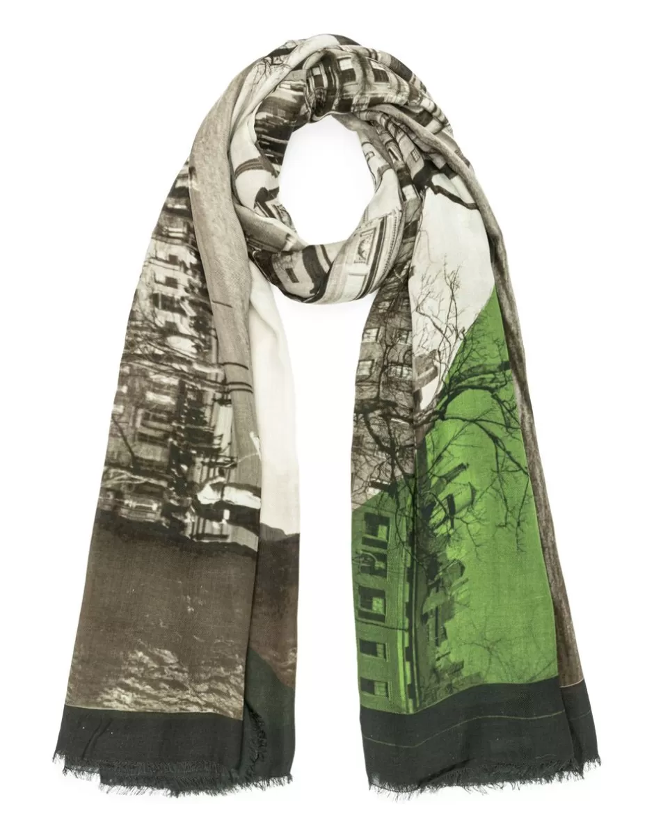Women Faliero Sarti Women's Scarves<Stole In Collaboration With The New York Public Library | Washington